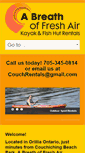 Mobile Screenshot of abreathoffreshair.ca